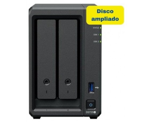 NAS SYNOLOGY DS725 PLUS 8TB-DU233 NAS SYNOLOGY DS725 PLUS 8TB